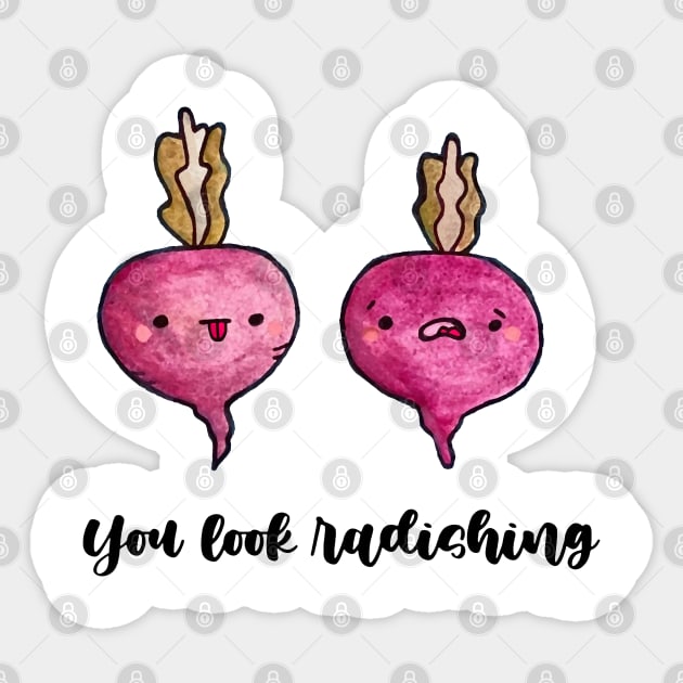 You Look Radishing Sticker by staceyromanart